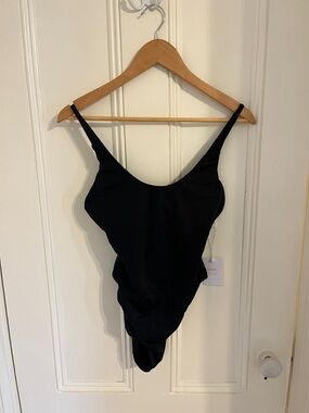 Andie NWT The Bala Black One Piece Swimsuit Small